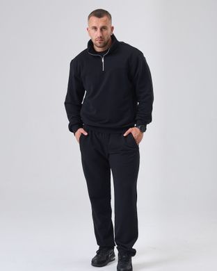 Костюм Zip Classic чоловічий без утеплення  чорного кольору,  модель 45т3-black