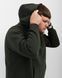 Костюм з худі hood чоловічий зимовий темно-зеленого кольору,  модель 344w3-darkgreen