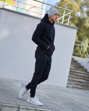 Зимовий чоловічий спортивний костюм темно-синього кольору  модель 3661w3-темно-синій