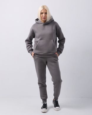 Костюм жіночий зимовий сірого кольору,  модель womanW3-lightgrey