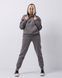 Костюм жіночий зимовий сірого кольору,  модель womanW3-lightgrey