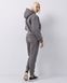 Костюм жіночий зимовий сірого кольору,  модель womanW3-lightgrey